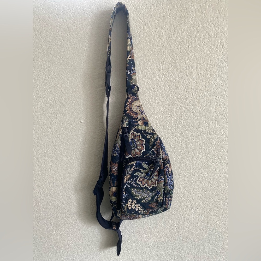 Vera Bradley Floral Quilted Crossbody Sling Bag
